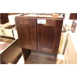 Mahogany 24" X 36" Microwave Wall Cabinet