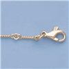 Image 1 : Genuine 16" 14kt Italian Gold-Yellow or White 2.8mm, Dog Bone Medium  Hand Made Chain :6.3gr