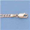 Image 1 : Genuine 16" 14kt Italian Gold-Yellow 3.0mm, Rhod Figaro Chain Gauge:080, 6.9gr