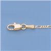 Image 1 : Genuine 16" 14kt Italian Gold-Yellow 1.4mm, Figaro Chain Gauge:040, 2.4gr