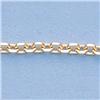 Image 2 : "Genuine 16"" 14kt Italian Gold-Yellow or White 2.3mm, D/C  Boston Chain Gauge:060, 6.3gr"