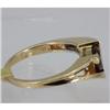 Image 2 : Genuine  1.35 ctw  Garnet Ring  14KT Yellow Gold  Ring Size  7.5