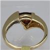 Image 3 : Genuine  1.35 ctw  Garnet Ring  14KT Yellow Gold  Ring Size  7.5