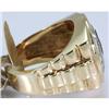 Image 3 : Genuine  1.92 ctw Garnet & Diamond Ring 14KT Yellow Gold Ring Size 10