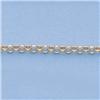 Image 2 : Genuine 16" 14kt Italian Gold-Yellow or White 2.3mm, Hallow Rolo Chain Gauge:070, 2.4gr