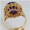 Image 3 : Genuine  5.85 ctw  Amethyst  Ring  14KT Yellow Gold  Ring Size  7