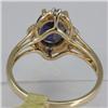 Image 3 : Genuine  1.44 ctw  Iolite Ring  14KT Yellow Gold  Ring Size  7