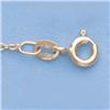 Image 1 : Genuine 16" 14kt Italian Gold-Yellow or White 1.3mm, Oval Link Chain Gauge:030, 1.9gr