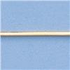 Image 2 : Genuine 16" 14kt Italian Gold-Yellow or White 1.1mm, D/C Snake Chain Gauge:030, 4.9gr