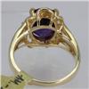 Image 3 : Genuine  2.57 ctw  Amethyst Ring  14KT Yellow Gold  Ring Size  6