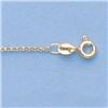 Genuine 16" 14kt Italian Gold-Yellow or White 1.2mm, Rolo  Chain Gauge:16, 1.7gr