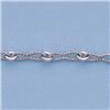 Image 2 : Genuine 16" 14kt Italian Gold-Yellow or White 3.0mm, Infinity Chain :8.2gr