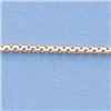 Image 2 : Genuine 16" 14kt Italian Gold-Yellow or White 0.8mm, Box Chain Gauge:15, 2.2gr