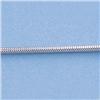 Image 2 : Genuine 16" 14kt Italian Gold-Yellow or White 1.2mm, Rd. Snake Chain Gauge:030, 5.8gr
