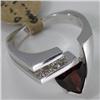 Image 2 : Genuine 1.99 ctw Garnet & Diamond Ring 14KT Yellow Gold 