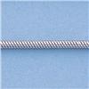 Image 2 : Genuine 16" 14kt Italian Gold-Yellow or White 1.7mm, Rd. Snake Chain Gauge:040, 8.9gr