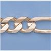 Image 2 : Genuine 16" 14kt Italian Gold-Yellow 9.5mm, Figaro Chain Gauge:250, 64.2gr
