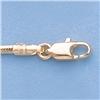 Image 1 : Genuine 16" 14kt Italian Gold-Yellow 1.6mm, D/C Snake Chain Gauge:040, 7.9gr