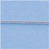 Image 2 : Genuine 16" 14kt Italian Gold-Yellow or White 1.1mm, Oval Link Chain Gauge:025, 1.3gr