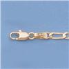 Image 1 : Genuine 16" 14kt Italian Gold-Yellow 3.1mm, Figaro Chain Gauge:080, 7gr