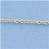 Image 2 : Genuine 16" 14kt Italian Gold-Yellow or White 1.3mm, Oval Link Chain Gauge:030, 1.9gr