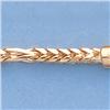 Image 2 : Genuine 16" 14kt Italian Gold-Yellow 2.6mm, Figaro Franco Chain Gauge:080, 16.9gr