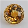 Image 1 : Natural Citrine Round Checkered Cut 16mm13.2ctw @5 USD/ct