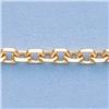 Image 2 : Genuine 16" 14kt Italian Gold-Yellow or White 3.0mm, D/C  Boston Chain Gauge:080, 10gr