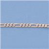 Image 2 : Genuine 16" 14kt Italian Gold-Yellow 2.2mm, Rhod Figaro Chain Gauge:060, 4.2gr