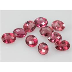 Natural Pink Tourmaline Oval Cut 8x10mm 10 pcs per lot 29.15ctw @75 USD/ct
