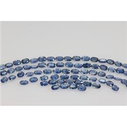 Natural Heated  Light Blue Sapphire Oval Cut 3x5mm 60 pcs per lot 16.93ctw @10USD/ct
