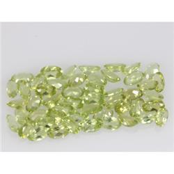 Natural Peridot Oval Cut 5x7mm 428.74ctw @2.5USD/ct