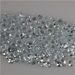 Natural Heated  Aqua Marine Round Cushion Cut AAA 4x4mm 189 pcs per lot 40.18ctw @ 10 USD/ct