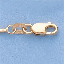 Genuine 16" 14kt Italian Gold-Yellow or White 1.1mm, D/C Snake Chain Gauge:030, 4.9gr