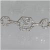 Image 2 : Genuine  2.21 ctw Diamond Bracelet 18KT  White Gold 