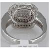 Image 2 : Genuine 1.01ctwPrincess cut Diamond Ring14kt White Gold