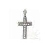 Image 1 : Genuine 0.60 ctw Diamond Cross Pendant 14K Gold