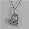Genuine  0.75 ctw Diamond Necklace 18KT White Gold 