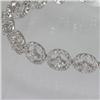 Image 2 : Genuine  4.28 ctw Diamond Bracelet 18KT White Gold 