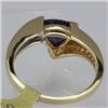 Image 3 : Genuine  0.94 ctw  Iolite Ring  14KT Yellow Gold  Ring Size  7.5