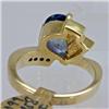 Image 3 : Genuine  2.34 ctw Tanzanite & Diamond Ring 14KT Yellow Gold Ring Size 7