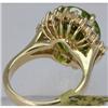Image 3 : Genuine  7.76 ctw  Peridot Ring  14KT Yellow Gold