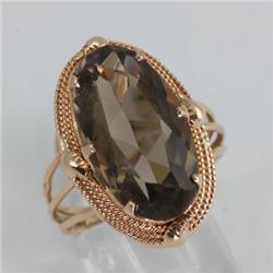 Genuine 11.37  ctw Sapphire Marque Hand Made 14KT Rose Gold 