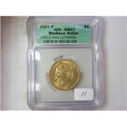 2007-P MADISON DOLLAR ICG MS67