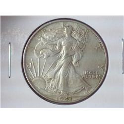 1943 WALKING LIBERTY HALF DOLLAR