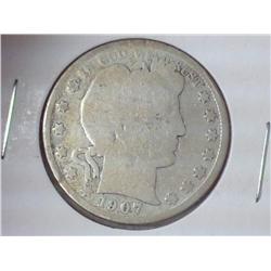 1907 BARBER HALF DOLLAR