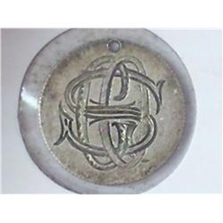 LOVE TOKEN PROBALY FROM SEATED LIBERTY DIME