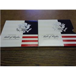 1993 US MINT BILL OF RIGHTS COIN & STAMP SET