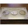 Image 1 : 1921-P/D/S MORGAN SILVER DOLLAR SET (UNC)