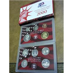 2000 US SILVER PROOF SET